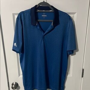 Adidas Blue Performance Polo Shirt